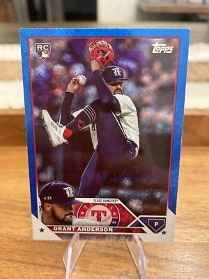 2023 Topps Update Grant Anderson Rookie US141 /999 Texas Rangers 🔥 WS Champ! - Image 1 of 2