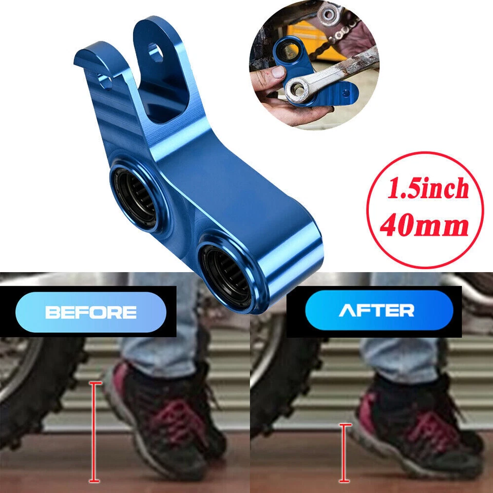 For Yamaha YZ125 YZ250 YZ250F YZ450F 05-14 Billet 1.5" 40mm Lowering Link Kit US Foto 1 de 4