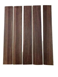 5 Pack, East Indian Rosewood Guitar Fingerboard/Fretboard Blanks 21"x2-1/2"x1/4" - Picture 1 of 7