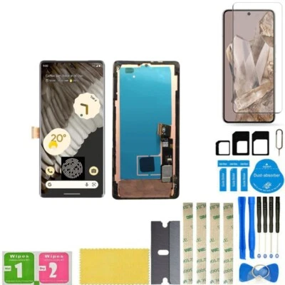 For Google Pixel 7 Pro Screen AMOLED LCD Replacement Display Digitizer Frame - Image 1 of 4