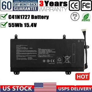 C41N1727 LAPTOP BATTERY FOR ASUS ROG ZEPHYRUS GM501 GM501G GM501GM GM501GS GU501 - Picture 1 of 11