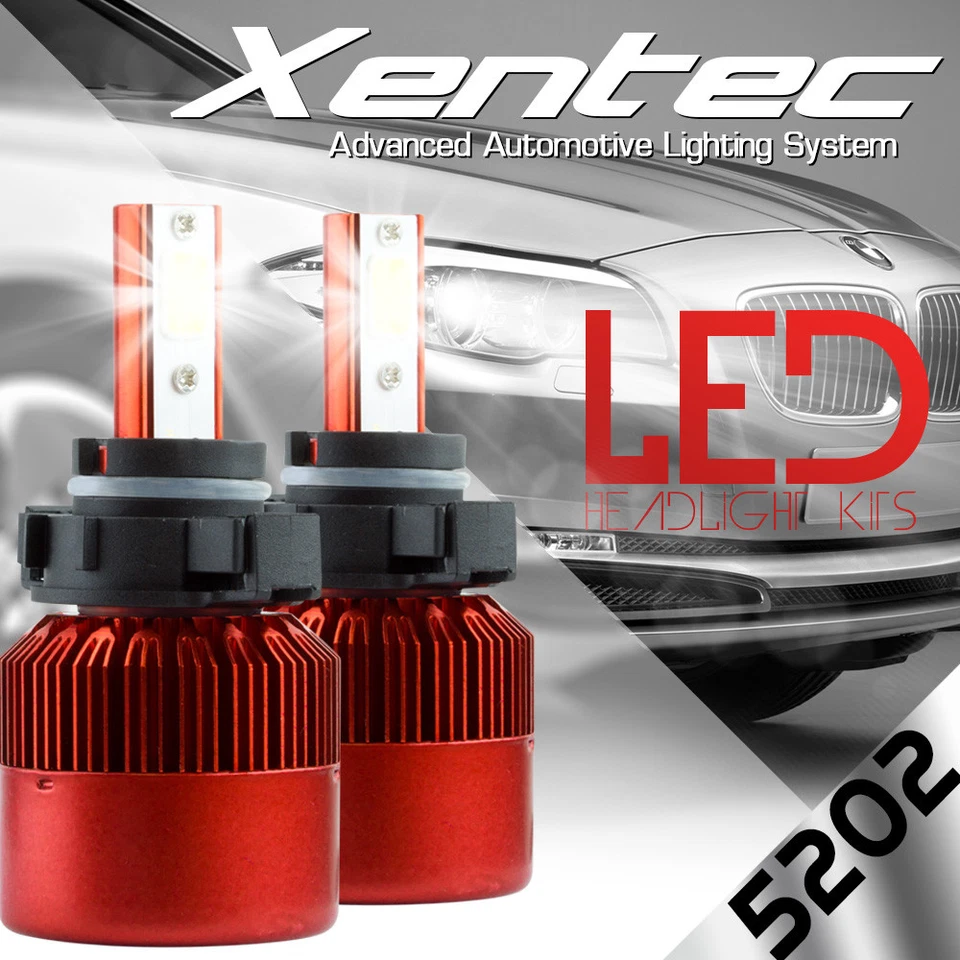 Farol de neblina XENTEC LED 6000K 5202 12086 H16 2007-2016 Chevrolet Silverado 2500 HD - Imagem 1 de 4