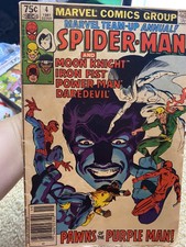 Marvel Team-Up Annual! Spider-Man. 1981 Issue #4 Comic Book From 1981