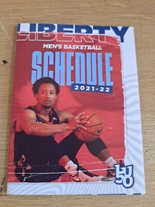 Liberty Flames Basketball 2021-2022 Pocket schedule - Picture 1 of 3