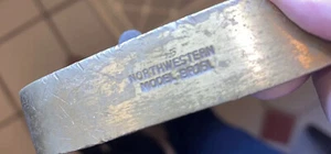 NORTHWESTERN MODEL BR16L PUTTER GOLF LEFT HANDED VINTAGE BRASS 35"L - Picture 1 of 7