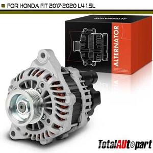 Alternator for Honda Fit 2017-2020 L4 1.5L 105 Amp 12 Volt CW 6 Groove Manual - Picture 1 of 8