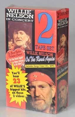 Willie Nelson The Great Outlaw Valentine Concert On The Road Again VHS 2 NEW - Image 1 of 4