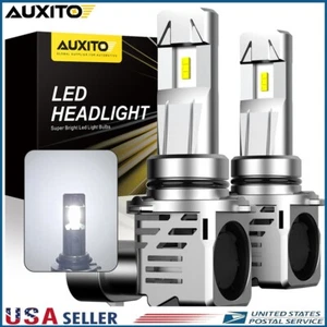 AUXITO 9006 HB4 LED Headlight Kit 12000LM Light Bulbs 6500K Super White Lamp M3 - Picture 1 of 7