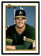 1990 Bowman #448 DAVE OTTO Oakland Athletics ~G1D