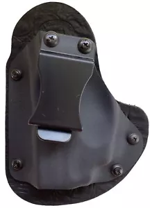 Leather Gun Holster Ruger LC-380 W/ Laserguard Waistband Left King Comfort A447 - Picture 1 of 2