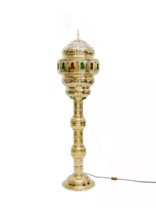 Moroccan Brass Floor Lamps - Different Size & Colour Options -Electrically Wired - Picture 1 of 30