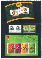 CANADA 2001 YEAR OF THE SNAKE PRES. PACK, Scott Sp. Cat. #98 SEALED