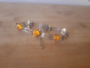 835 Silberarmband & Bernstein, Fischland, alt (23/52) - Bild 1 von 3