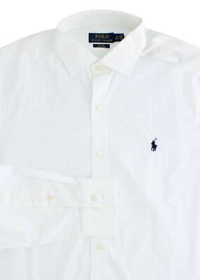 Ralph Lauren Poplin Dress Shirt Men's Slim Fit Easy Care Casual Cotton MSRP $79 - Image 1 of 4