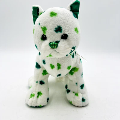 Webkinz Clover Cat Retired HM669 Plush Animal Ganz - Image 1 of 4