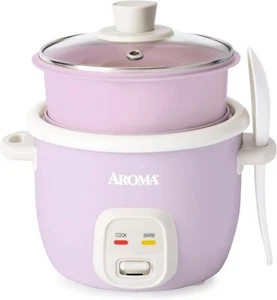AROMA® CoreCoat Rice Cooker with Pop-Up Food Steaming Basket (4 Cups Cooked, 2 C - Picture 1 of 7