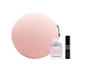 DIOR Pink Circle Pouch/Blooming Bouquet/ Mascara set of 3 - Picture 1 of 1
