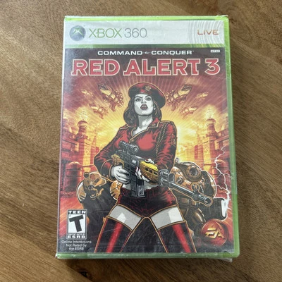 Command & Conquer: Red Alert 3 (Xbox 360, 2008)New Factory Sealed Little Rapped - Image 1 of 4