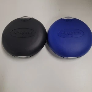 Discgear Diskus Muschelschale Disc CD DVD Aufbewahrung Halter Menge x 2 schwarz und blau - Bild 1 von 9
