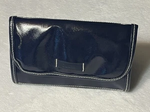 NEW Women’s Clava Navy Blue Cosmetic Water Resistant Makeup Bag Purse - Picture 1 of 3