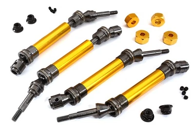 Front & Rear Universal Drive Shaft Set for Traxxas 1/10 Slash 4X4 6851X 6852X - Image 1 of 3