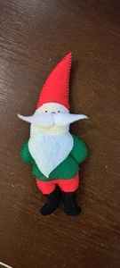 Decorazione Natalizia Babbo Natale 9" Imbottita Vintage Fatta a Mano - Cucire Cucire Succhia Ur Toe - Foto 1 di 4