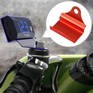 Motorcycle Meter Bracket CNC Aluminum Square Water Temperature Voltmeter Holder - Picture 1 of 5