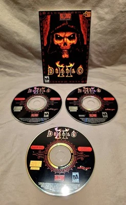 Diablo II PC Game 2000 + Manual - Image 1 of 2