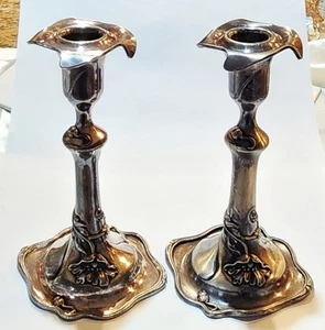 Precioso candelabro de placa cuádruple Art Nouveau Derby plata pat #2546 - Imagen 1 de 15