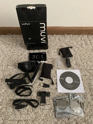 UNTESTED Veho Muvi Micro DV Camcorder Used With Box And Accessories - Image 1 of 4