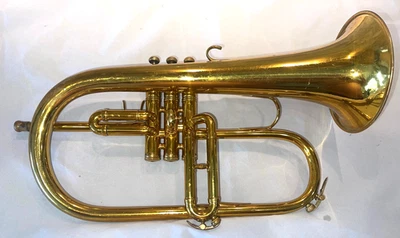 Benge Flügelhorn Resno Tempered Bell 3 sehr guter Zustand mit Koffer & MP - Bild 1 von 4