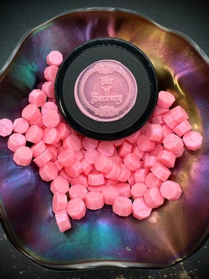 Cuentas de cera de sellado rosa plasma de 100 unidades Foto 1 de 4