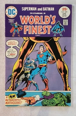 World’s Finest #229 (Apr 1975) DC Comics — “The Blind Man’s Bluff” — RAW Bronze  - Image 1 of 2