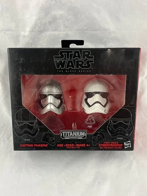 Star Wars - Serie Negra - Cascos - Phasma & Stormtrooper - 02 - Titanio - NUEVO Foto 1 de 3