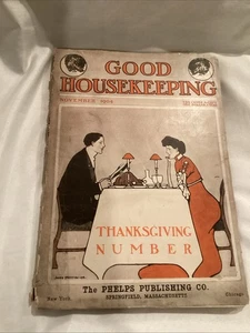 Antique GOOD HOUSEKEEPING Magazine November 1904 Thanksgiving Number - Picture 1 of 7