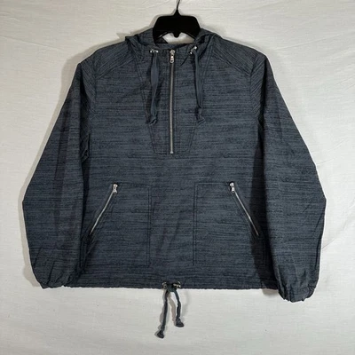 Lou & Grey Women's Blue Pullover Hoodie Size Medium Long Sleeve Drawstring Waist - Image 1 of 4