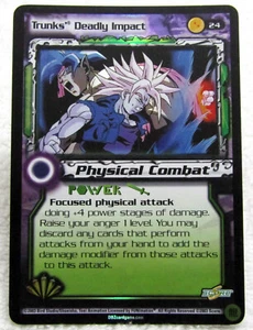 2003 Score Limited Dragon Ball Z DBZ CCG TCG Trunks Deadly Impact #24 Lámina - Imagen 1 de 4