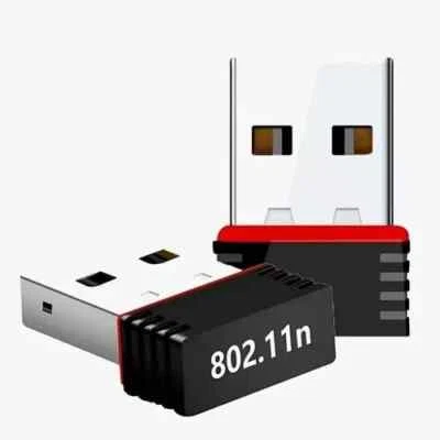 DUAL BAND WIFI DONGLE 2.4GHZ 5GHZ WIRELESS USB ADAPTER 300MBPS PC LAPTOP NEW UK - Image 1 of 4