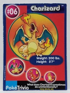 Carta Pokémon Charizard PokeTrivia 06 Mewtwo Strikes Back escena de película 1998 LP - Imagen 1 de 2