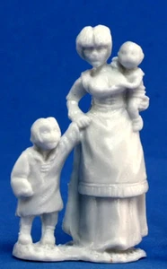 1 x VILLAGEOIS MERE ENFANTS - BONES REAPER miniature townsfolk mom kids 77087 - Imagen 1 de 1