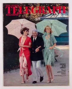 HELMUT NEWTON Joanna Lumley CHLOE Pret-a-Porter THE RITZ vtg TELEGRAPH MAGAZINE - Picture 1 of 1