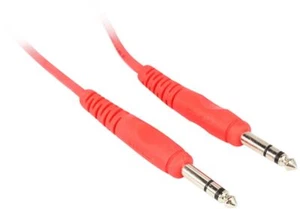 Rockville RCTR110R 10' 1/4'' TRS to 1/4'' TRS Cable, Red, 100% Copper - Picture 1 of 2