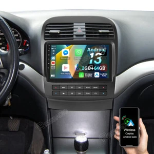 Android 15 Car Radios GPS Navigation Carplay Stereo 64GB for Acura TSX 2004-2008 - Picture 1 of 16