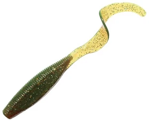 Zman STREAKZ Curly Tail 4" - Midnight Oil- 10X Tough - Picture 1 of 3