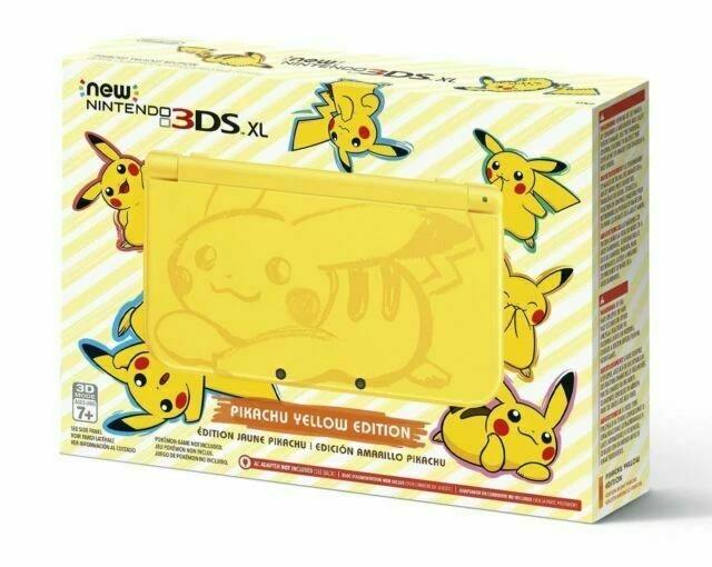 Nintendo 3DS XL Pikachu Edition Yellow Handheld System
