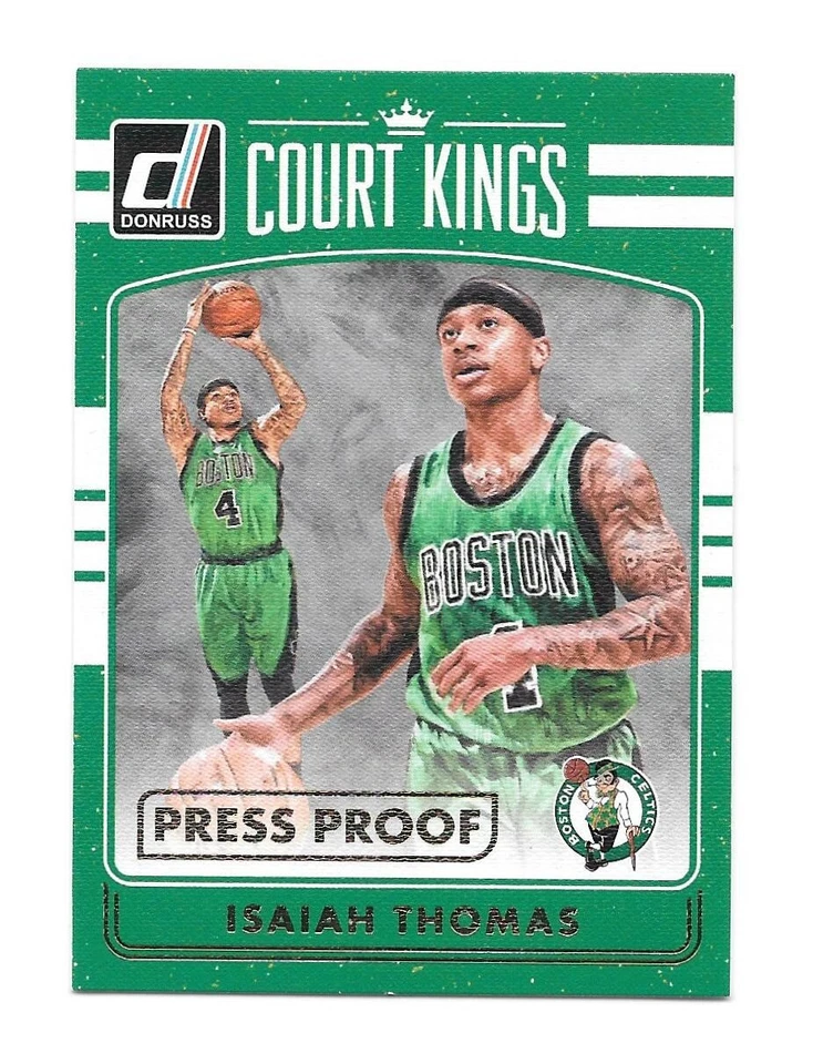 ISAIAH THOMAS 2016-17 Donruss Basketball Press Proof COURT KINGS -CELTICS- #26 - Image 1 of 1