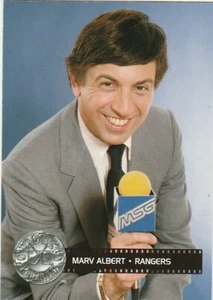 MARV ALBERT1992 NHL HOCKEY CARD PRO SET PLATINUM NY RANGERS CELEBRITY CAPTAIN - Picture 1 of 2