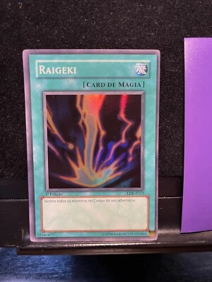 YuGiOh Raigeki LDB-P053 1st Edition Portuguese ￼030💎NM ++💎 - Image 1 of 4