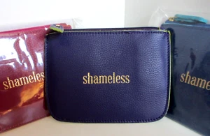 HAMELESS Etui Geldbörse 4x6" GI New York NEU Leder Reißverschluss oben lila - Bild 1 von 3