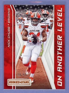 2019 Rookies & Stars Football Nick Chubb Cleveland Browns On Another Level /99 - Picture 1 of 2